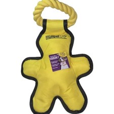 Multipet Tug 'O Man with Rope Tough Dog Toy, 14"