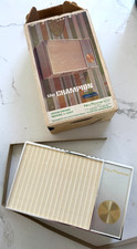 Vintage NuTone LA-12NV Door Chime Oyster White Silver Trim MCM Scovill Gold USA
