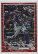 2022 Topps Series 2 Red Foilboard 183/199 Tucker Barnhart #406 sh7