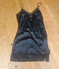 TUNNEL VISION PLUS SIZE BLACK KEYHOLE SLIP DRESS 2X NEW