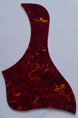 Red Tortoise Pickguard Fit For Tay lor Style Self Adhesive Acoustic Guitar Parts