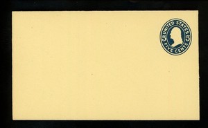 US Postal Stationery U419 Mint Envelope 5c George Washington Die 2 Laid 1907