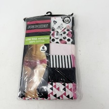 Vtg Joe Boxer Cotton Low Rise Hipster Panties SZ M 6 Pack RARE UnOpened New