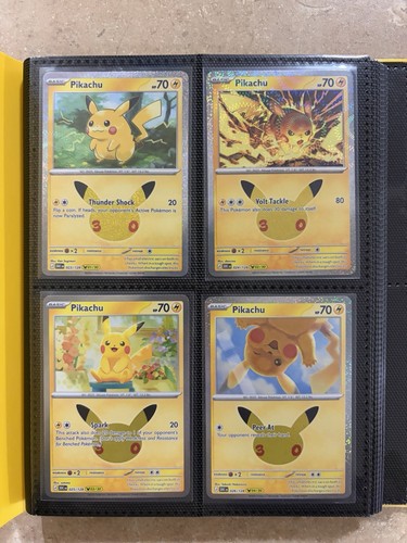 Pikachu 30th Anniversary Celebration Pokemon  Holo (30 Card Set Full) English