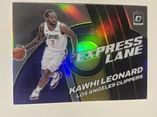 2021-22 Panini Donruss Optic - Express Lane Kawhi Leonard #24 Purple Prizm