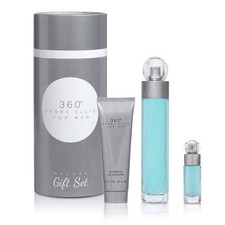 PERRY ELLIS 360 MEN – Lasts Up to 48 Hours – Men Perfume – 3 PC – EDT/SG/SP