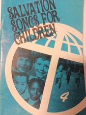 Salvation Songs for Children No 4 Ruth P Overholtzer 1988 PB Songbook D14