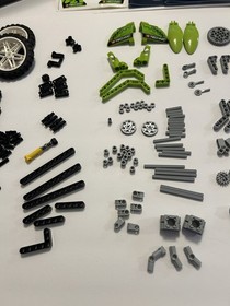 LEGO TECHNIC Dirt Bike 8291 Box, Complete, 2 Books, Riding Cycle 2008 Lime Green