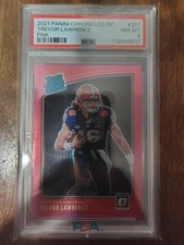Trevor Lawrence 2021 Panini Chronicles Donruss Optic Draft Picks Pink #201