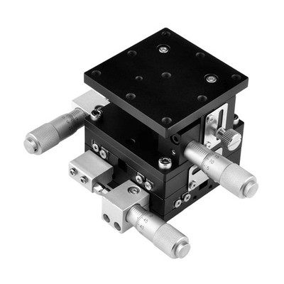 x Y Z 3 Axis Manual Linear Stage Sturdy Linear Stage Lightweight 60x60mm