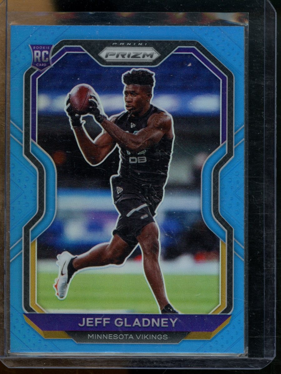 Jeff Gladney Panini Prizm #399 Light Blue