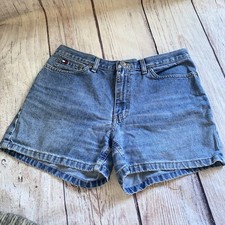 Tommy Hilfiger Womens Denim Shorts 8 Blue Jean Boyfriend Short New Vintage Y2K