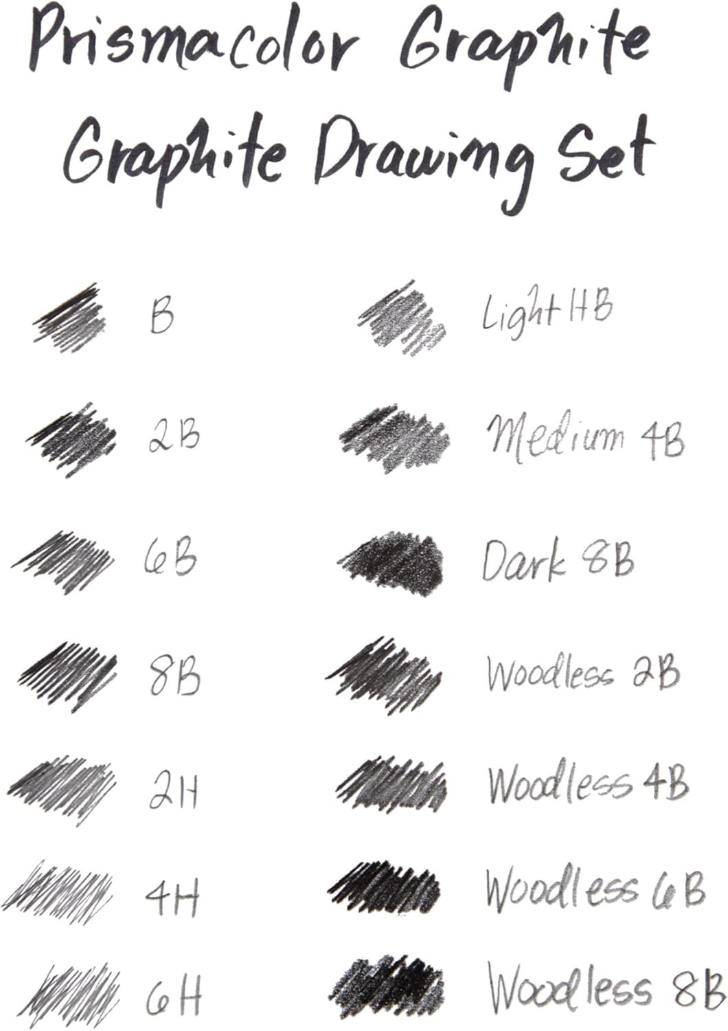 Prismacolor Premier Graphite Pencils - 18 Piece Set Drawing Kit