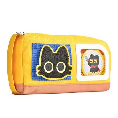 Pencil Case Large Capacity Adorable Cat Pencil Pouch Stationery Pen Bag for T...