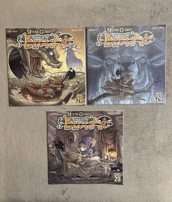 Mouseguard Dawn Of The Black Axe 1 2 3 Set Full Run Comic Archaia BOOM STUDIOS