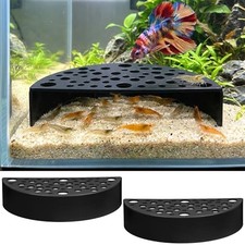 2 Pcs Shrimp Hides for Aquarium, ABS Plastic Aquarium Cave Shelters Small Fish