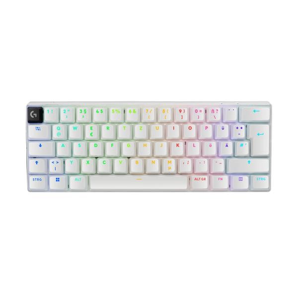 Logitech Bianco Pro X60 (De, Cablato, Senza Fili), Tastiera, - Immagine 2