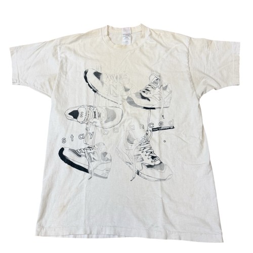 New Balance, Vintage New Balance Sneakers T-shirt 90s Sz XL 999 996 574 1300