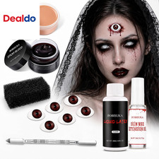 Halloween SFX Makeup Kit- Special Effects Makeup for Creating Popped-Eye Zombie,