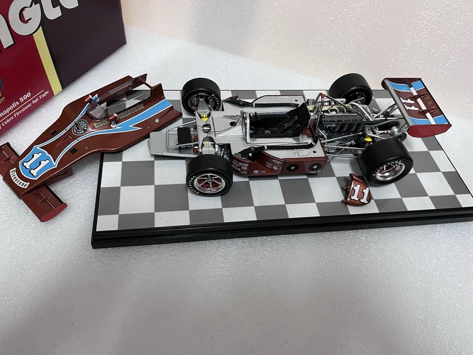 CAROUSEL 1 AAR EAGLE INDIANAPOLIS 500 1974 - DRIVER PANCHO CARTER - SCALA 1/18 - Immagine 4 di 4