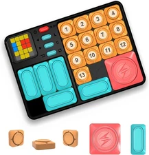 CZT Super Klotski Huarong Road Jigsaw Slide Puzzle Machine Electronic Toys Paren