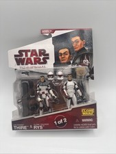 Star Wars The animated Clone Wars 2009 Lt. Lieutenant Thire & Clone Trooper Rys