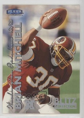 1999 Fleer Tradition Blitz Collection Brian Mitchell #157BC 0q3