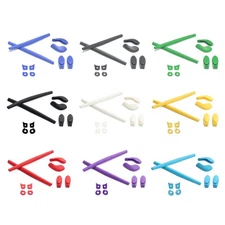 Rubber Kit Temple Arm Ear Socks/Leg & Nose Pad Nose Holder Set for-Oakley Juliet