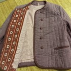 Quilted Jacket Buttons Mauve/Lavender Color Excellent Condition — photo 2
