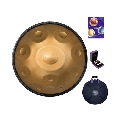 ASTEMAN Handpan in D Minor, 22 inches with 10 notes, comes with a backpack, c...
