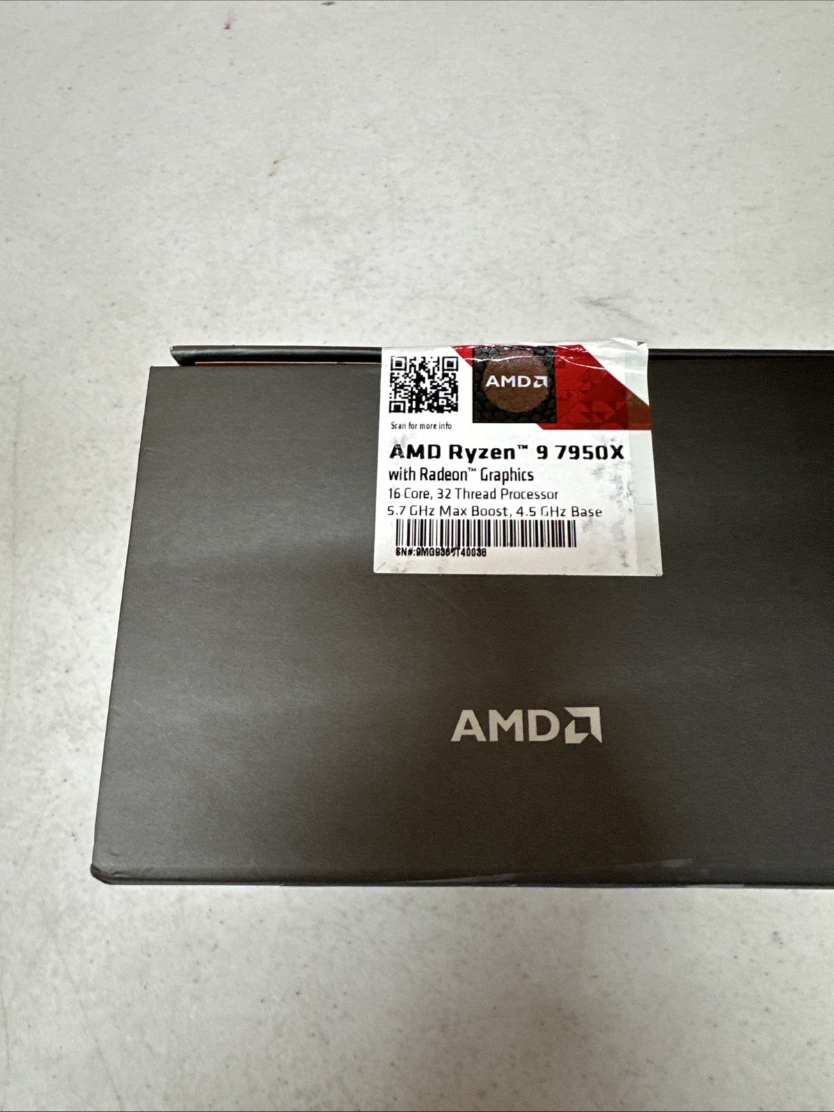 AMD Ryzen 9 7950x Processor (5.7 GHz, 16 Cores, LGA 1718 Socket AM5) 3