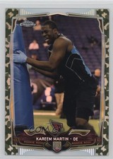 2014 Topps Chrome STS Camo Refractor 341/499 Kareem Martin #162 7l6