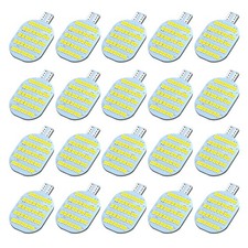 20 White T10 12v Led Bulbs For Rv Ceiling Dome Light Replacement