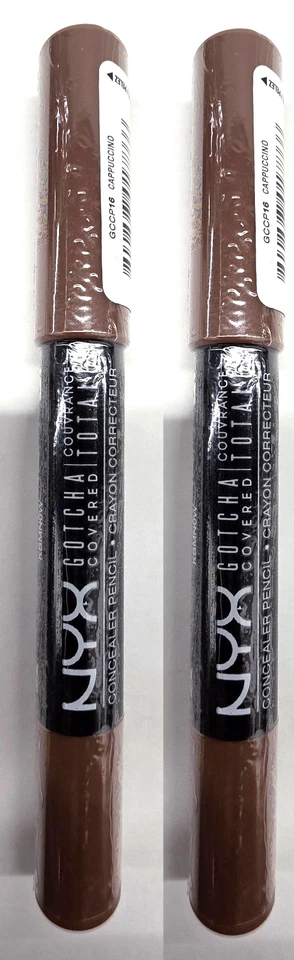 2 Pack NYX Professional Makeup Gotcha Covered Concealer Pencil-GCCP16 Cappuccino - Image 1 of 1