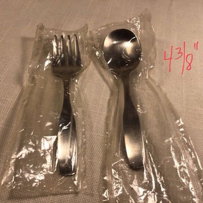 Child s Fork Spoon Community Stainless Flatware Paul Revere Sealed