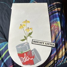 VTG 1960’s Boycott  Litter Stationery 13 sheets with 15 envelopes, 9.5” X 15.5”