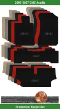 Lloyd Custom Velourtex Carpet Mat Set for 2007 GMC Acadia w/Logo (4 pieces) #NC9