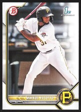 2022 Bowman Prospects Maikol Escotto #BP-52 Pittsburgh Pirates