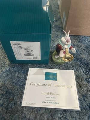 WDCC White Rabbit Royal Fanfare US SHIP ONLY SEE INFO