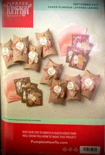 Stampin’ Up! 9-2017 Paper Pumpkin "Layered Leaves" 8 Pillow Boxes & Cards/Envps