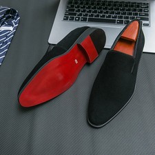 Leather Slip on Casual Loafers Business Shoes Breathable Fashion Men Dress Shoes