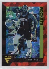 2020-21 Panini Flux Red Cracked Ice Prizm John Wall #63 fm0