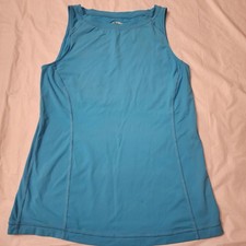 Lilly Pulitzer Luxletic Sunray Bra Tank Top UPF 50 Blue Women Size Small