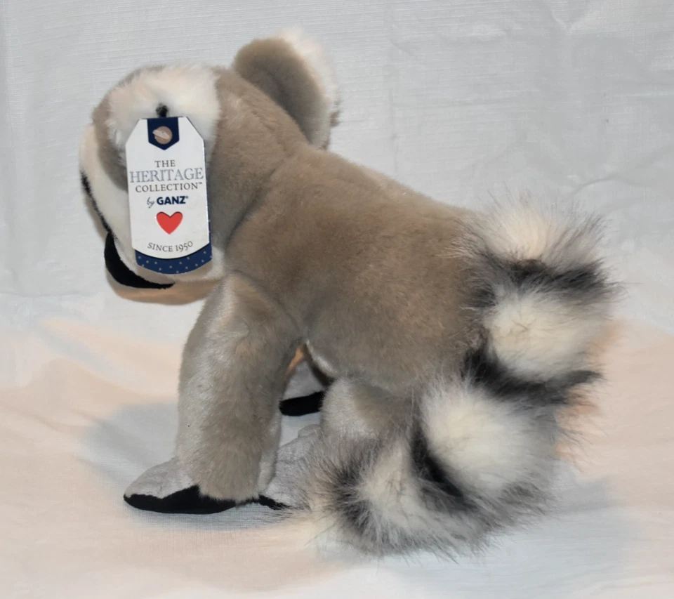 Ganz Heritage Collection LEMUR  10”  Plush Stuffed Animal Toy #H13919 - NEW! - Image 2 of 4