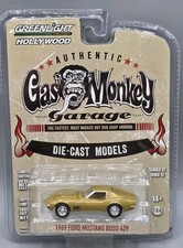 RARE ERROR Greenlight Hollywood Gas Monkey Garage 1969 Corvette Gold 1:64 NIP