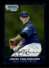 2006 Bowman Draft Picks & Prospects Chrome #DP21 John Holdzkom New York Mets