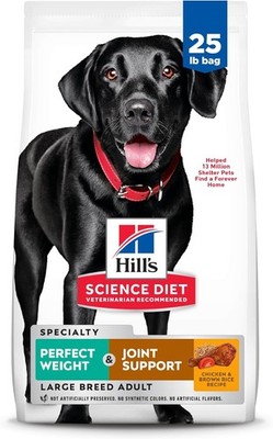 Weight Management & Joint Support Large Breed Adult Dry Dog Supplies, 25-lb bag