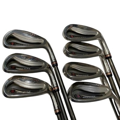 PRGR Premium Red TR-X 505 Irons #6-9,Pw,Aw,Sw(7Clubs)/PREMIUM MB/Flex:SR