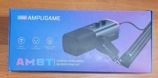 Ampligame Microphone Kit AM8T for Gaming Streaming XLR/USB Black