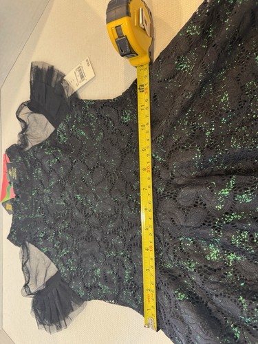 Wicked Elphaba Girls Green/Black Cosplay Dress by Paul Tazewell NWT Medium (8) - Picture 12 of 15